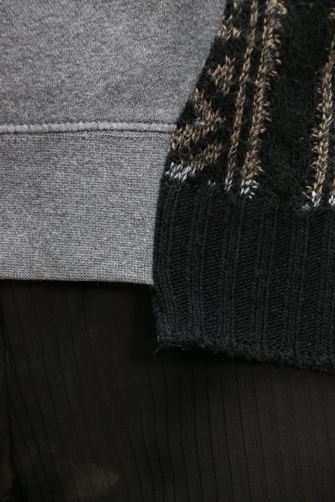 CR011 Reworked Men Branded Sweatshirt with Colorful Sweater