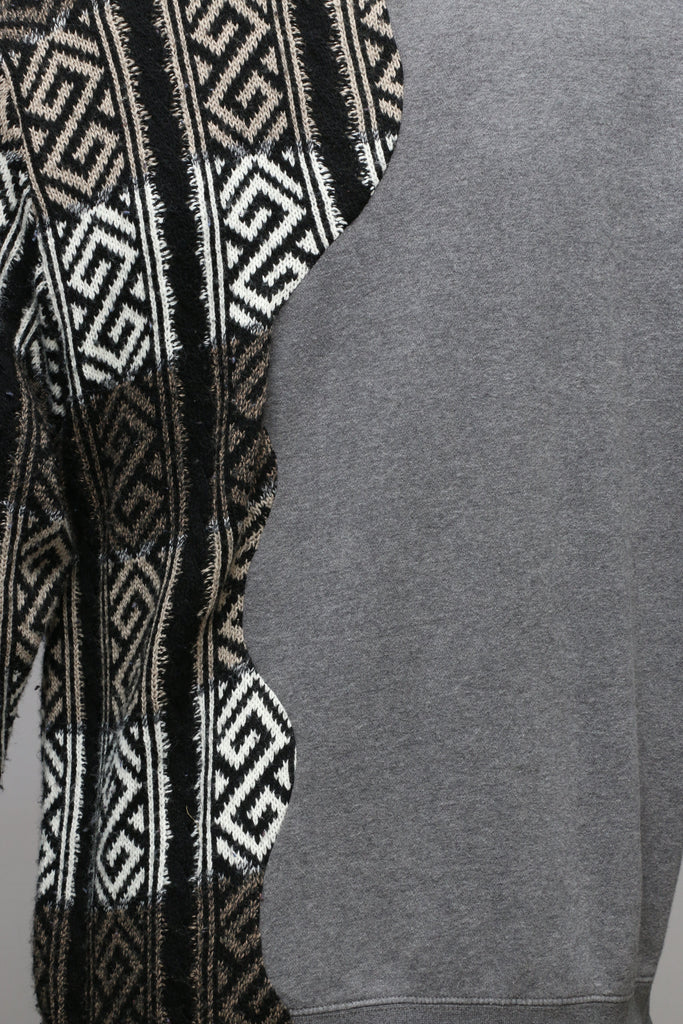CR011 Reworked Men Branded Sweatshirt with Colorful Sweater